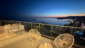 Highest penthouse with best skyline & sea views